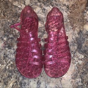 ❌SALE❌ Girls glittery pink jelly sandals